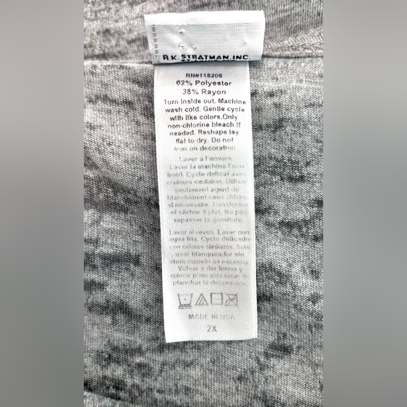 Harley Davidson Womens Gray Burnout W/ Rhinestones Gaylord Michigan T- Shirt 2XL - Picture 14 of 14